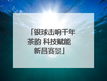 银球击响千年茶韵 科技赋能新昌赛景