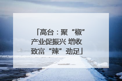 高台：聚“椒”产业促振兴 增收致富“辣”劲足