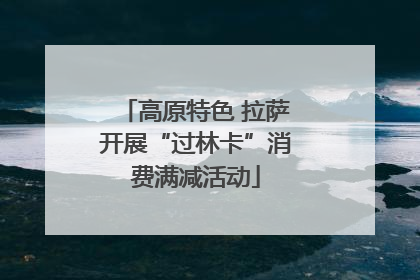 高原特色 拉萨开展“过林卡”消费满减活动