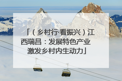 （乡村行·看振兴）江西瑞昌：发展特色产业 激发乡村内生动力