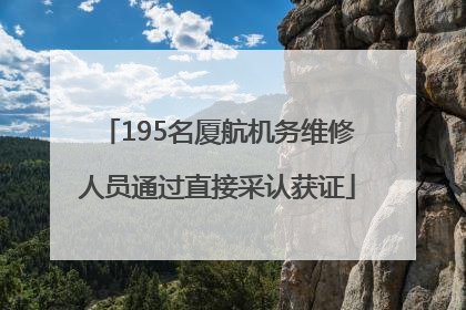195名厦航机务维修人员通过直接采认获证