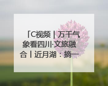 C视频｜万千气象看四川·文旅融合丨近月湖：摘一湾心月送给你