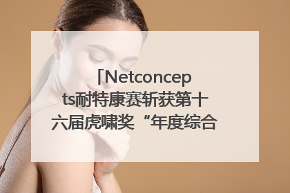 Netconcepts耐特康赛斩获第十六届虎啸奖“年度综合服务商”大奖